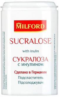 Заменитель сахара milford 370 таб. сукралоза с инулином (АБИС)