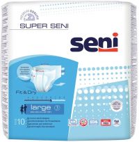 Seni (Сени) подгузники super large air №10 100-150 см (TZMO S.A.)