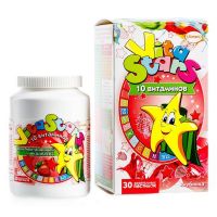 Витастарс мультивитаминный комплекс пастилки жев. №30 клубника (ПОЛЯРИС)