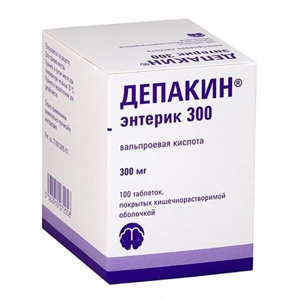 Депакин энтерик 300мг таб.п/об.киш/раств. №100 (Sanofi-aventis s.a._4)