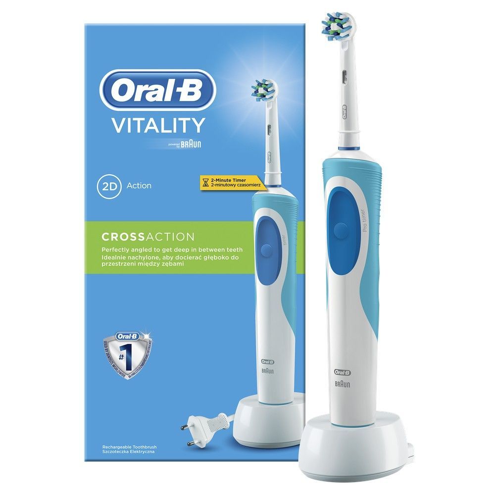 Oral-b (орал би) зубная щетка электрическая cross action d16 3757 (Braun  gmbh) - цены в Уфе, купить Oral-b (орал би) зубная щетка электрическая  cross action d16 3757 в аптеке Фармленд, инструкция по