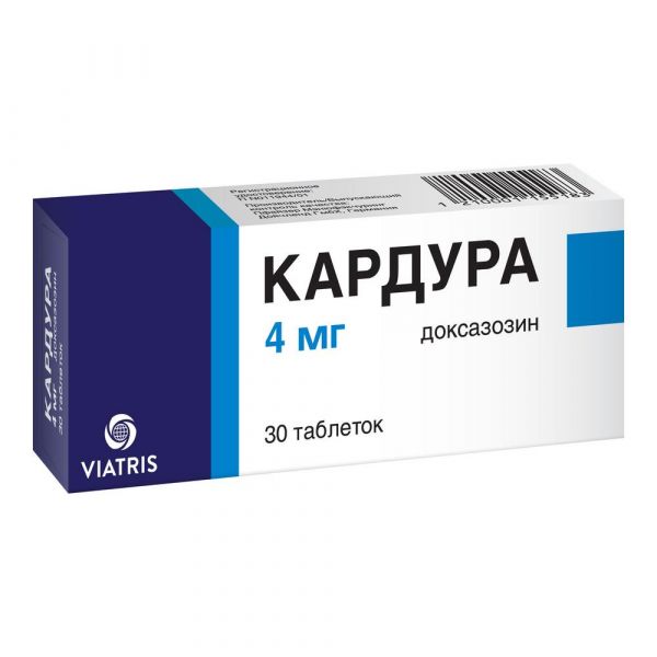 Кардура 4мг таб. №30 (Pfizer manufacturing deutschland gmbh_1)