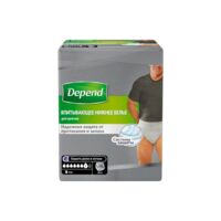 Depend (Депенд) трусы-подгузники №8 (9) д/мужчин l/xl (КИМБЕРЛИ КЛАРК)