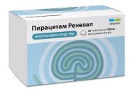 Пирацетам 400мг таб.п/об. №60 (ОБНОВЛЕНИЕ)