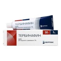 Тербинафин 1% 30г крем д/пр.наружн. №1 туба (ВЕРТЕКС)