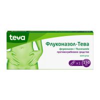 Флуконазол-тева 150мг капс. №1 (ТЕВА)