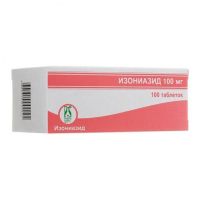 Изониазид 100мг таб. №100 (ФАРМАСИНТЕЗ ГК)