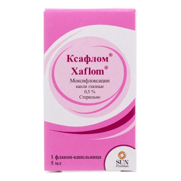 Ксафлом 0,5% 5мл капли глазн. фл.-кап. (Sun pharmaceutical industries ltd.)