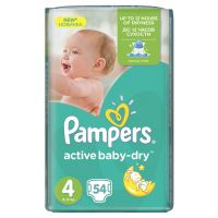 Pampers (Памперс) подгузники active baby-dry 4 № 54 макси 7-18кг (ПРОКТЕР ЭНД ГЕМБЛ)