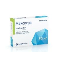 Максигра 50мг таб.п/об.пл. №4 (АКРИХИН)