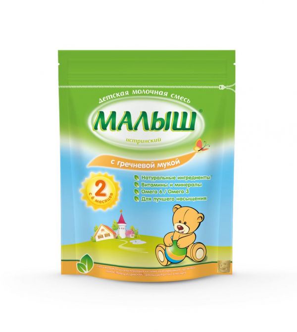 Малыш молочная смесь 350г быстрораст гречка (Истра-нутриция детское питание ао)