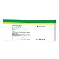 Транексам 50мг/мл 5мл р-р д/ин.в/в. №10 амп. (НИЖФАРМ)