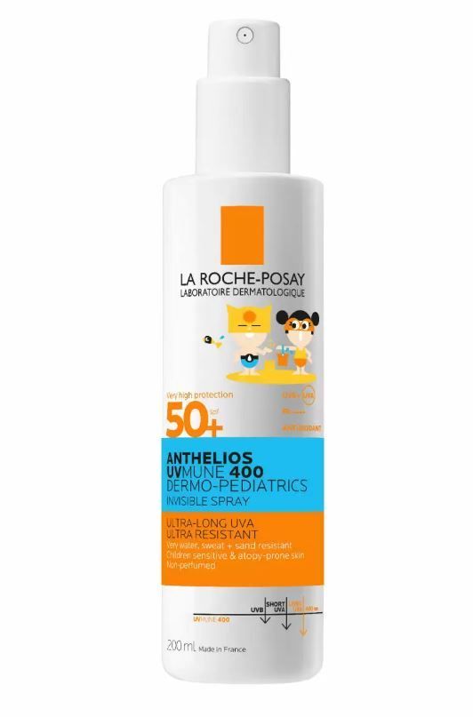 La roche-posay (ля рош-позе) антгелиос uvmune 400 спрей д/детей 200мл ...