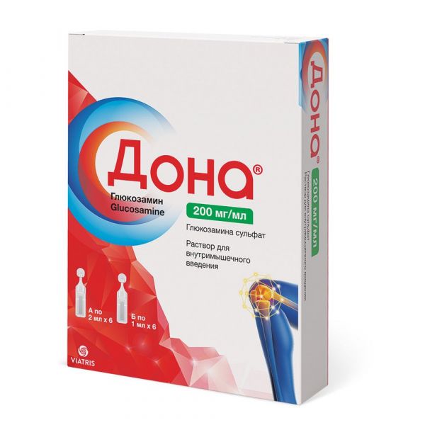 Дона 200мг/мл 2мл р-р д/ин.в/м. №6 амп. (Biologichi italia laboratories s.r.l.)