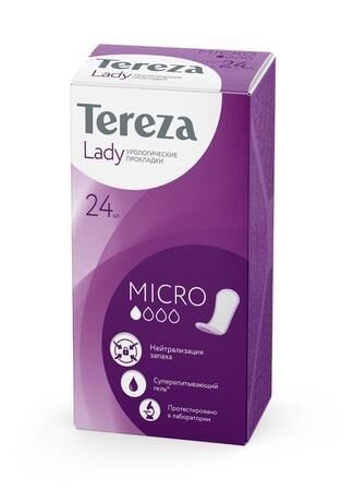 Tereza (Тереза) lady прокладки урологические №24 микро (Ontex bvba)