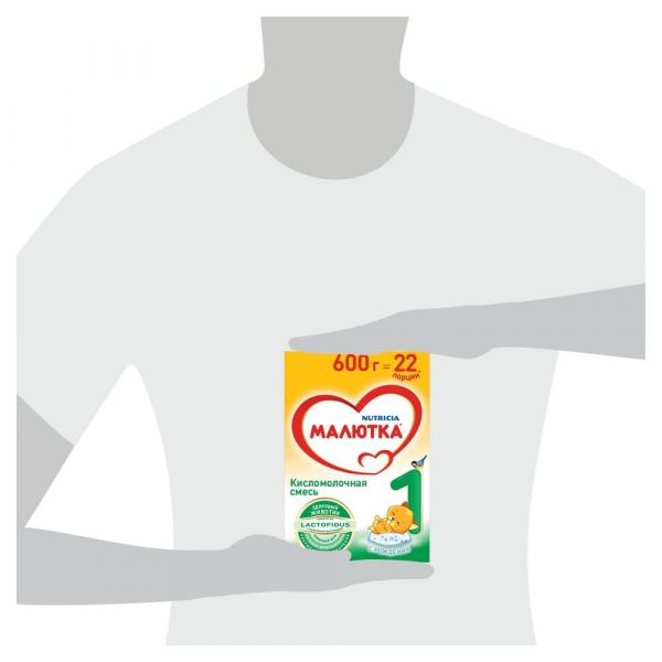 Малютка молочная смесь 1 600г кисломолочная (Истра-нутриция детское питание ао)