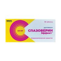 Спазоверин эффект 40мг таб. №30 (ШРЕЯ ЛАЙФ САЕНСИЗ)
