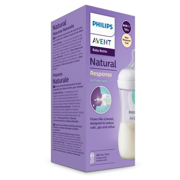 Avent (Авент) бутылочка для кормления natural 260мл №1 scy673/01 с клапаном аир фри (Philips consumer lifestyle b.v.)