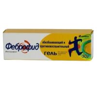 Феброфид 2.5% 30г гель д/пр.наружн. №1 туба (АКРИХИН)