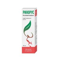 Ринорус 0.05% 20мл спрей наз. №1 фл.-доз. (СИНТЕЗ)