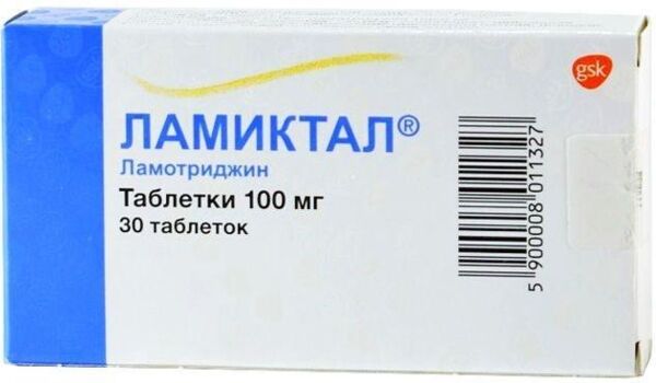 Ламиктал 100мг таб. №30 (Delpharm poznan spolka akcyjna)