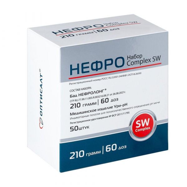Нефро набор комплекс св нефролонг №60 + полоски индикаторные №50 (Ростовская фармацевтическая фабрика ооо)