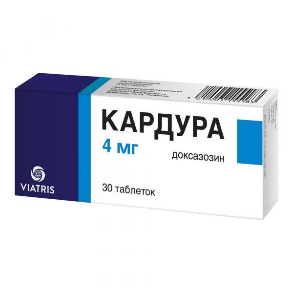 Кардура 4мг таб. №30 (Pfizer manufacturing deutschland gmbh_1)