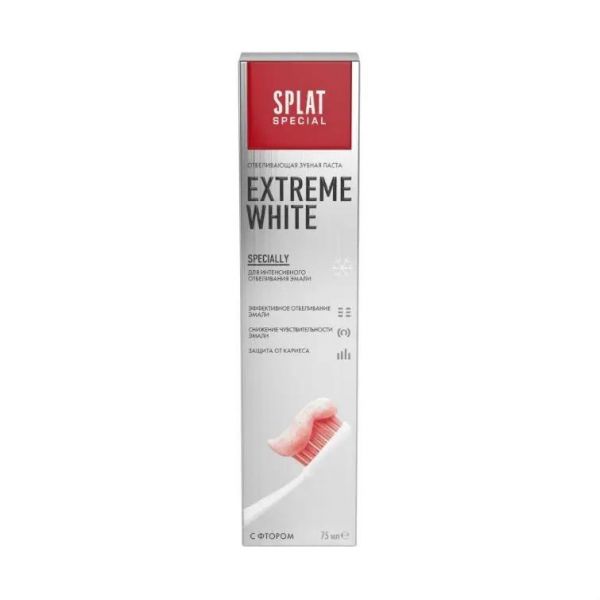 SPLAT (Сплат) зубная паста special extreme white 75мл (Сплат-косметика ооо)