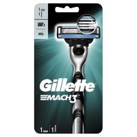 Gillette (Жиллетт) mach 3 станок для бритья с кассетой №1 (GILLETTE U.K. LIMITED)