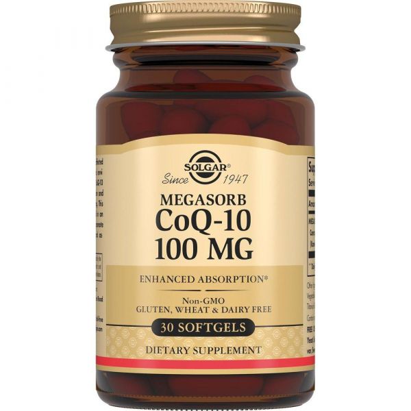 Solgar (Солгар) коэнзим q10 100мг капс. №30 (Solgar vitamin and herb)