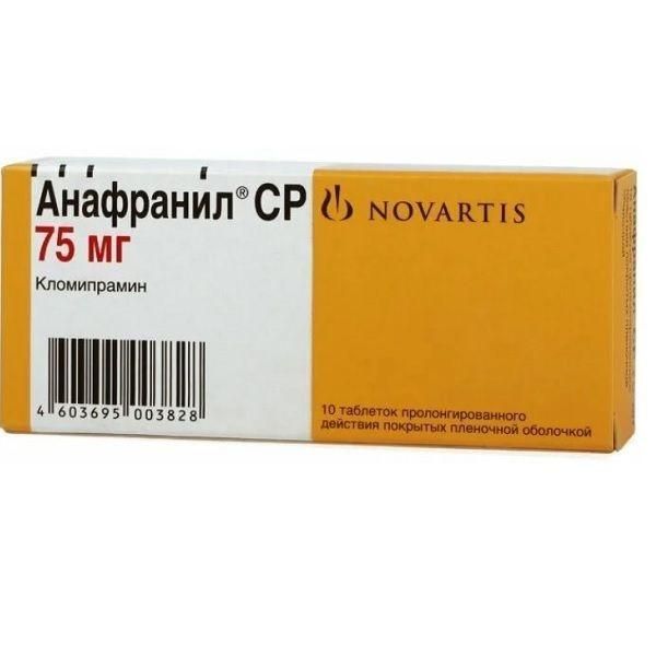 Анафранил ср 75мг таб.п/об.пролонг. №10 (Novartis pharma s.p.a._2)