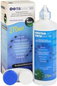 Раствор для линз офтальмикс био 270мл №1 фл. (POLYTOUCH CONTACTLENS)