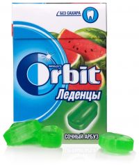 Orbit (Орбит) леденцы без сахара 35г сочный арбуз (РИГЛИ ООО)