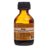 Йод 5% 25мл р-р спирт.д/пр.наружн. №1 фл. (ИВАНОВСКАЯ ФФ)