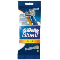 Gillette (Жиллетт) blue ii plus станок для бритья одноразовый №5 (PROCTER & GAMBLE CO.)