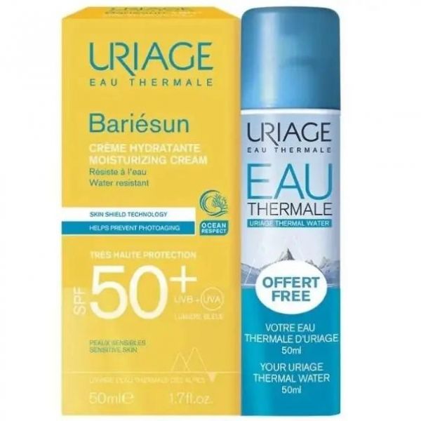 Uriage (Урьяж) барьесан крем 50мл spf50+ +терм.вода 50мл (Dermatologiques d’uriage laboratoires)
