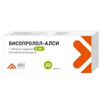Бисопролол 5мг таб.п/об. №30 (АЛСИ ФАРМА)