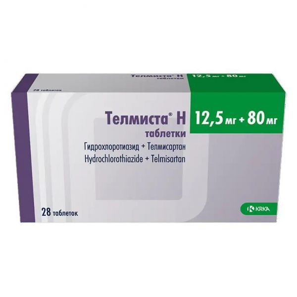 Телмиста н 12,5мг+80мг таб. №28 (Krka d.d._2)