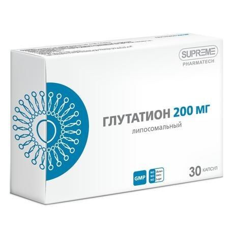 Липосомальный глутатион капс. №30 (Supreme pharmatech co. ltd/витамер ооо)