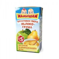Фрутоняня малышам пюре 125г яблоко груша (ПРОГРЕСС ОАО)