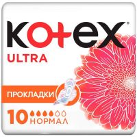 Kotex (котекс) прокладки ультра №10 сетчат. нормал 9425460 (KIMBERLY-CLARK LTD)