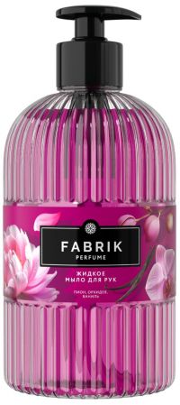 Fabrik cosmetology (Фабрик косметолоджи) мыло жидкое 500мл пион орхидея ваниль (ФАБРИК КОСМЕТИК ООО)