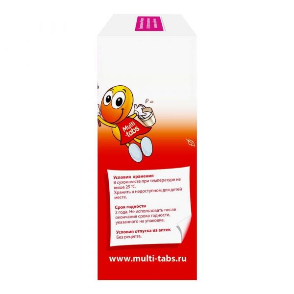 Мульти-табс малыш таб.жев. №60 малина клубника (Pfizer consumer manufacturing italy s.r.l)