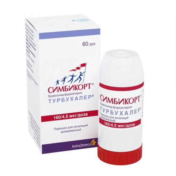 Симбикорт турбухалер 160мкг+4,5мкг 60доз пор.д/инг.доз. №1 турбухалер (Astrazeneca ab/астразенека индастриз ооо_2)