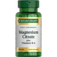 Nature's Bounty (Нэйчес баунти) цитрат магния с витамином b6 таб. №60 (НЭЙЧЕС БАУНТИ)