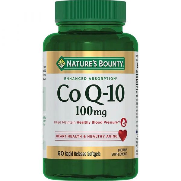Nature's Bounty (Нэйчес баунти) коэнзим q10 капс. №60 (Natures bounty inc.)