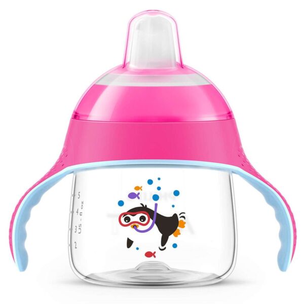 Avent (Авент) чашка-поильник с носиком 200мл с 6 мес. розов. scf751/07 (Philips consumer lifestyle b.v.)