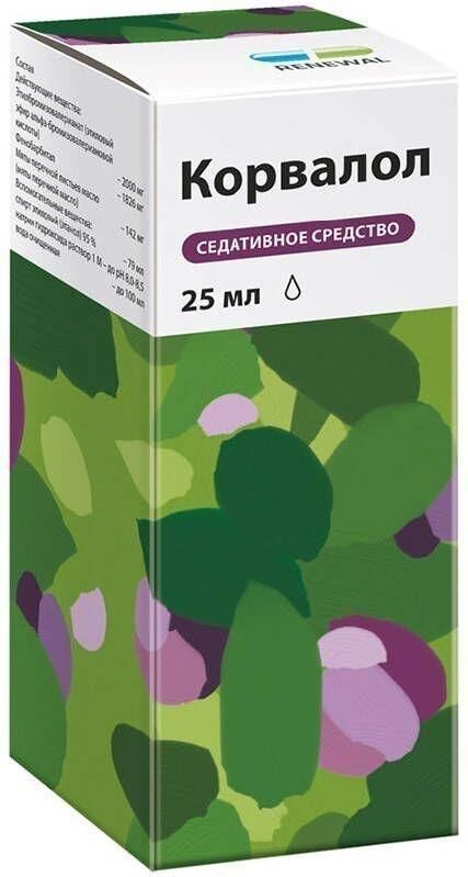 Корвалол 25мл капли д/пр.внутр. №1 фл.-кап. (Обновление пфк ао_4)