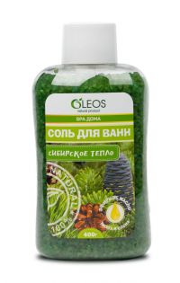 Oleos (олеос) соль морская для ванн сибирское тепло 400г цветная (ОЛЕОС ООО)