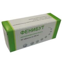 Фенибут 250мг таб. №50 (ОБНИНСКАЯ ХФК)